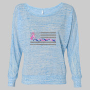 Blue and Pink tangle live regular flag twisted tape